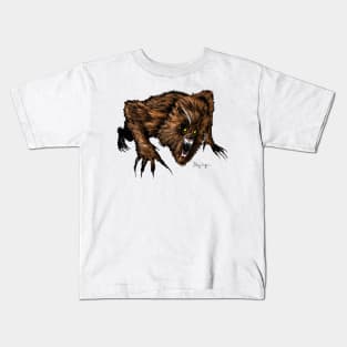 Werewolf White Strand Kids T-Shirt